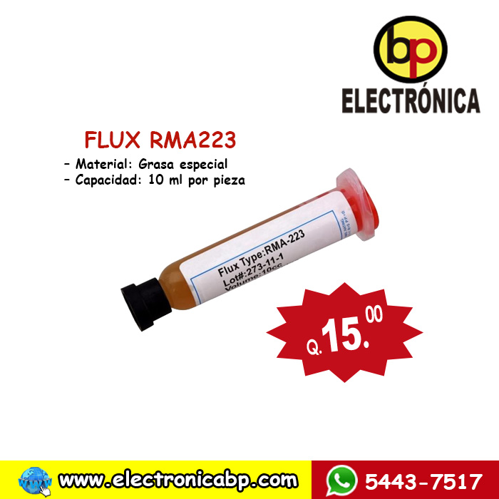 FLUX RMA223 – Electrónica BP