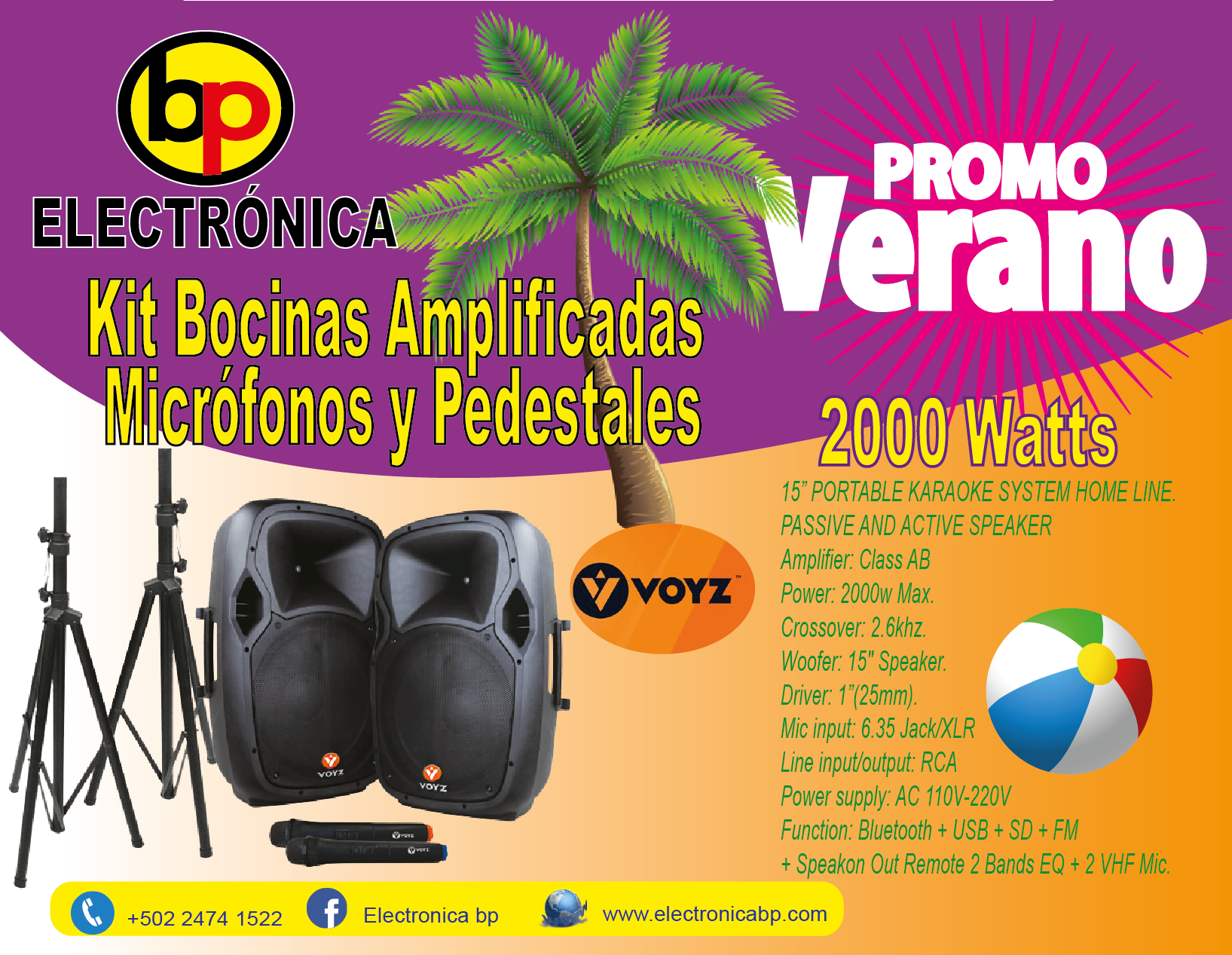 Kit de Bocinas