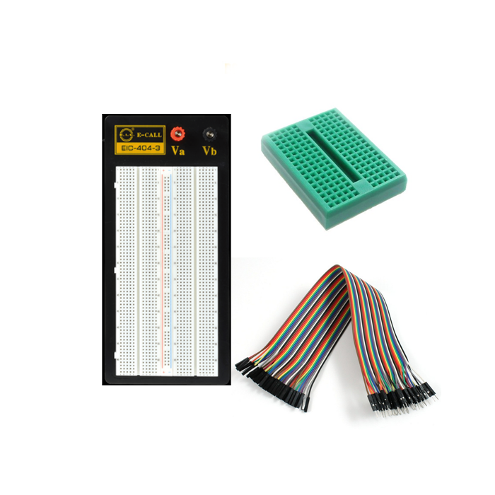 PROTOBOARD Y JUMPERS