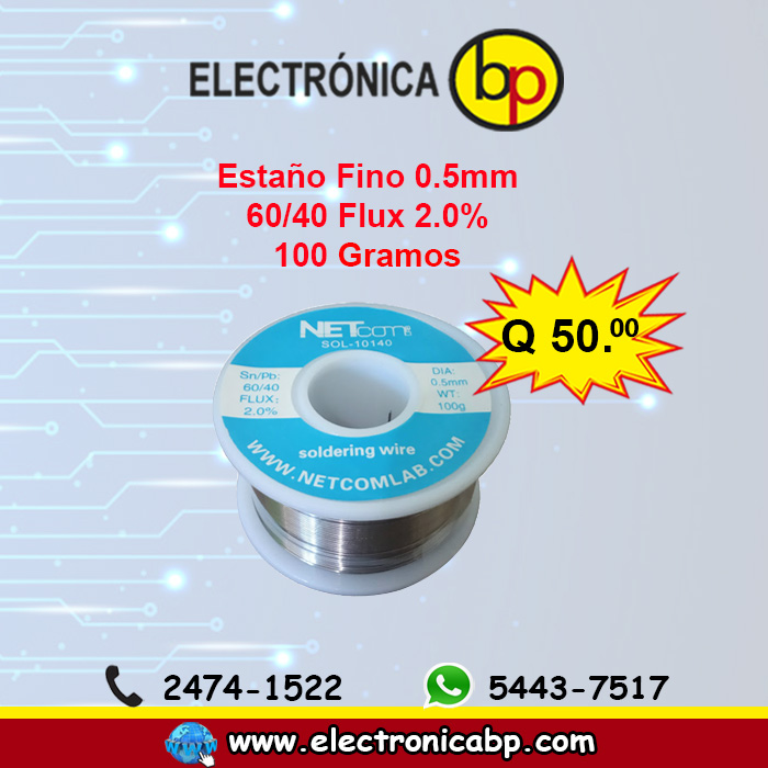ESTAÑO FINO 0.5MM