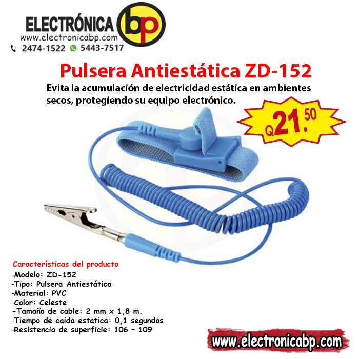 PULSERA ANTIESTÁTICA