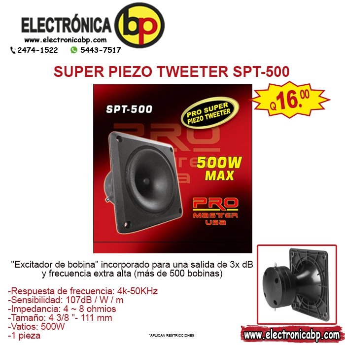 SUPER PIEZO TWEETER