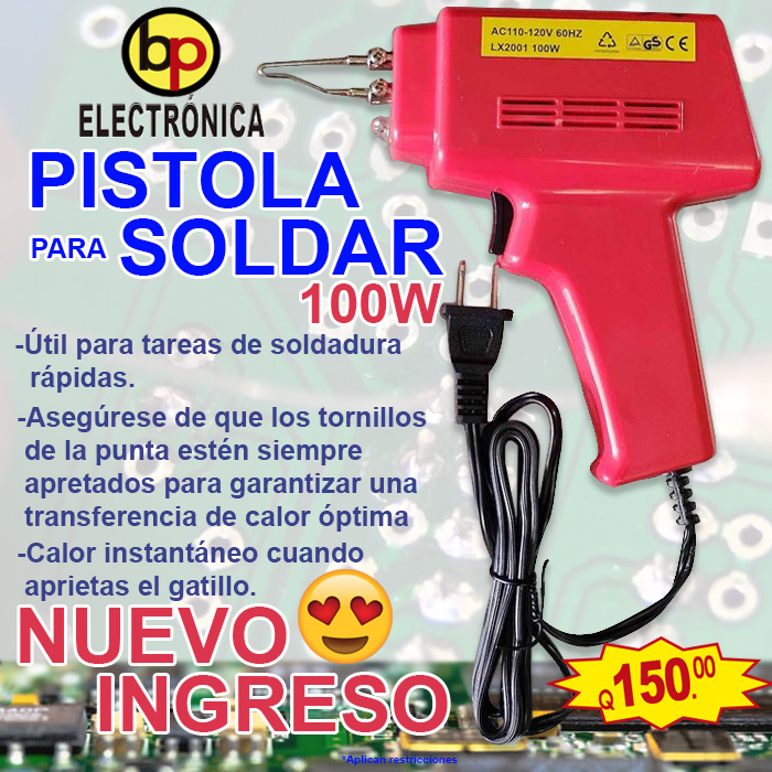 PISTOLA PARA SOLDAR
