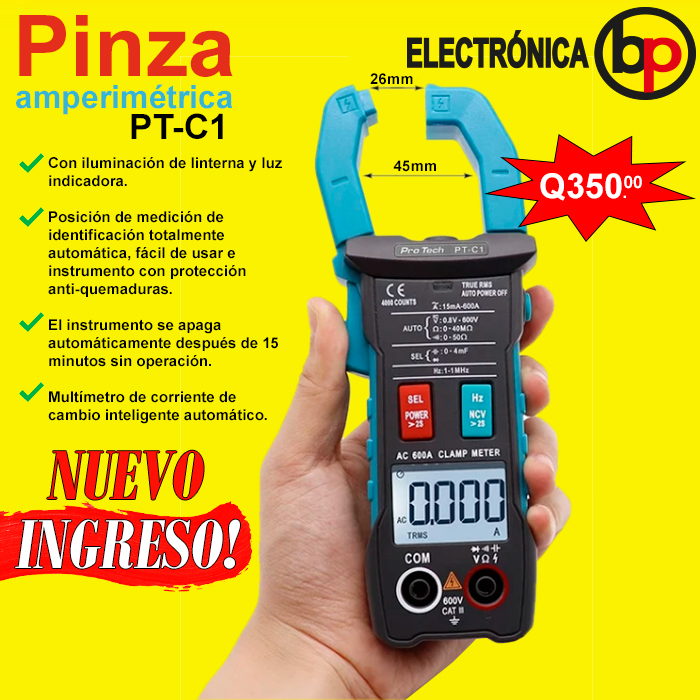 AMPERÍMETRO DIGITAL