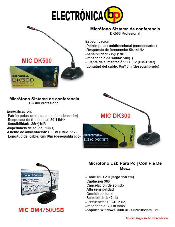 Microfono sistema de conferencia