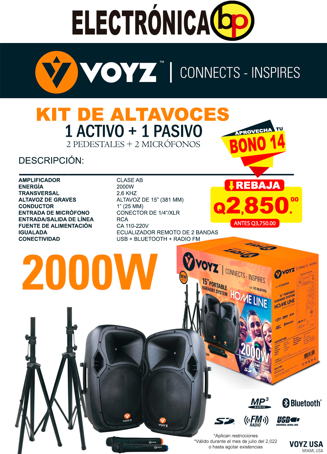 Kit de altavoces